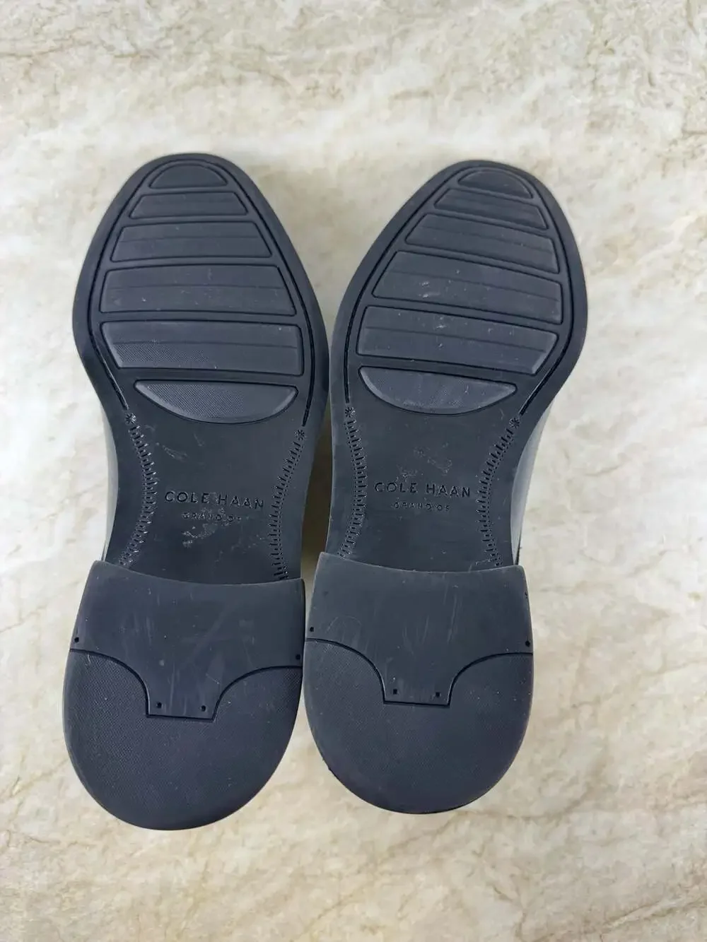 Cole Haan Lenox Hill Grand.OS Split Toe Oxford Black Leather Shoes Men’s 9M
